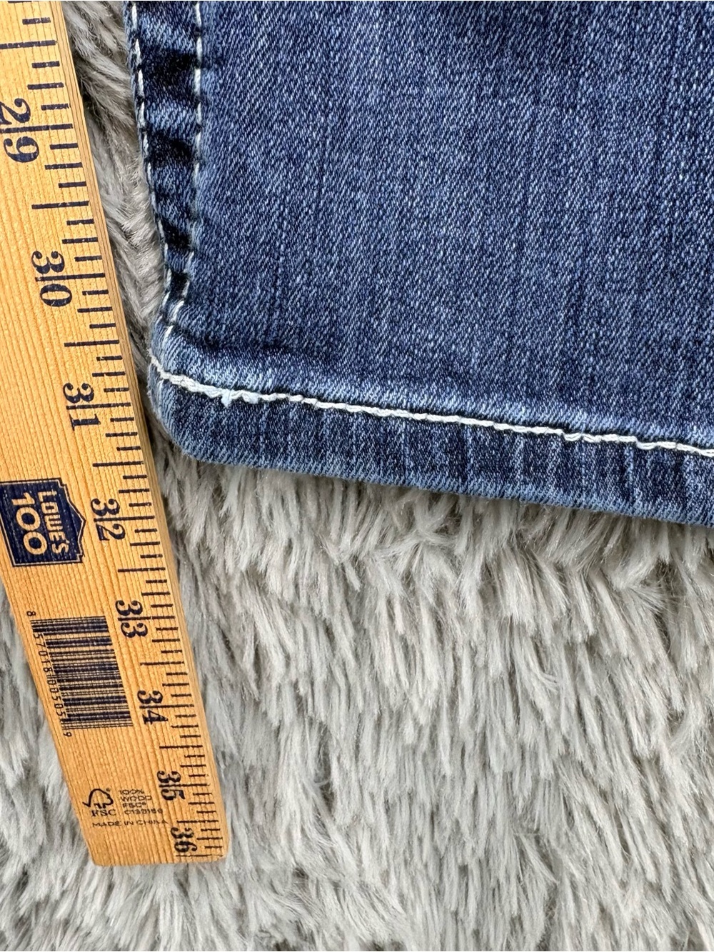 Ariat Real Jeans Womens 30 Mid Rise Stretch Ivy Dresden Stackable Straight Leg - Picture 8 of 12